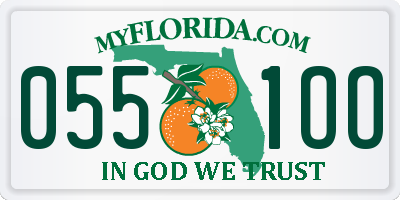 FL license plate 0551OO
