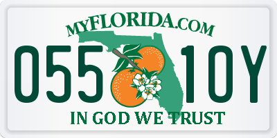 FL license plate 0551OY