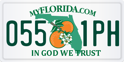 FL license plate 0551PH