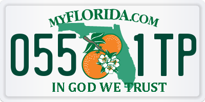 FL license plate 0551TP