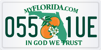 FL license plate 0551UE