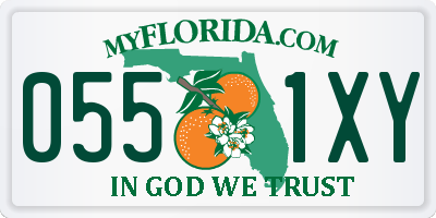 FL license plate 0551XY