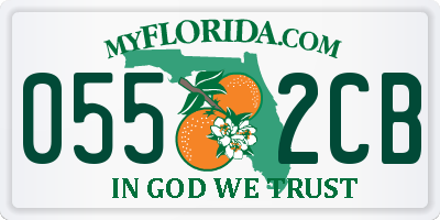 FL license plate 0552CB