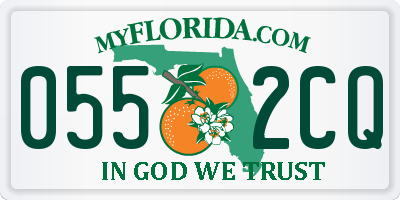 FL license plate 0552CQ