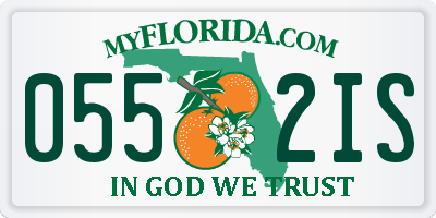 FL license plate 0552IS
