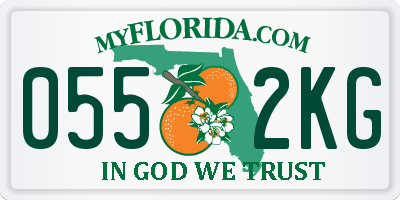 FL license plate 0552KG