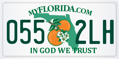 FL license plate 0552LH
