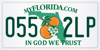 FL license plate 0552LP
