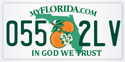 FL license plate 0552LV