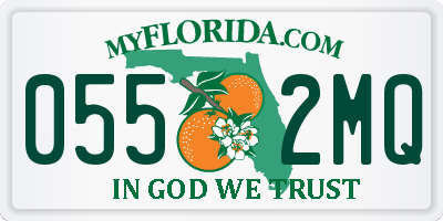 FL license plate 0552MQ