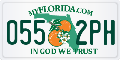 FL license plate 0552PH