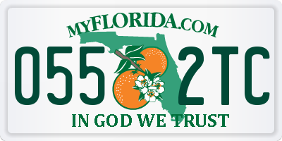FL license plate 0552TC