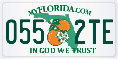 FL license plate 0552TE