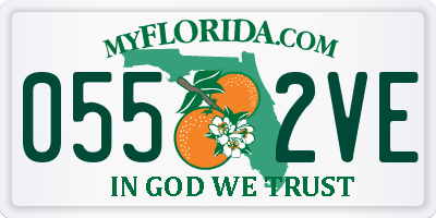 FL license plate 0552VE