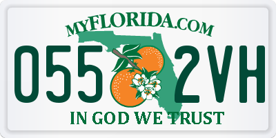 FL license plate 0552VH