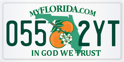 FL license plate 0552YT