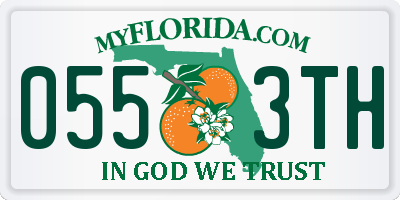 FL license plate 0553TH