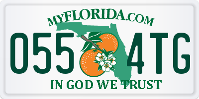 FL license plate 0554TG