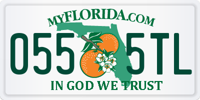 FL license plate 0555TL