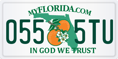 FL license plate 0555TU