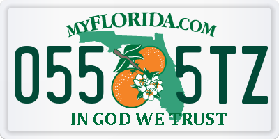 FL license plate 0555TZ