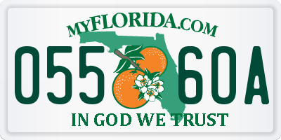FL license plate 0556OA