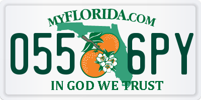 FL license plate 0556PY