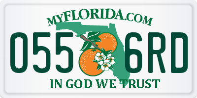 FL license plate 0556RD