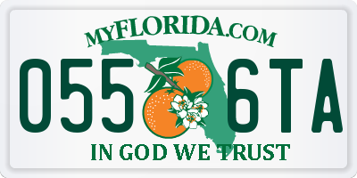 FL license plate 0556TA