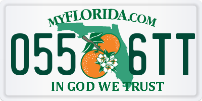 FL license plate 0556TT