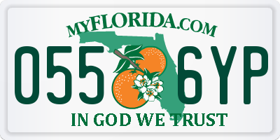 FL license plate 0556YP