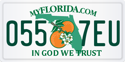 FL license plate 0557EU