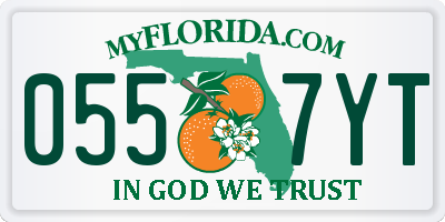 FL license plate 0557YT