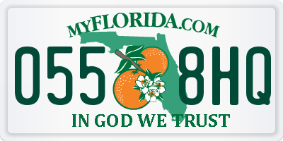 FL license plate 0558HQ