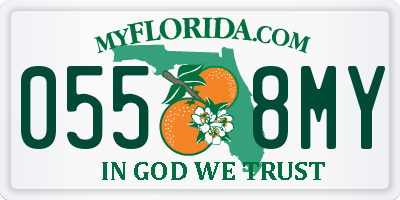 FL license plate 0558MY