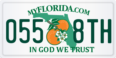 FL license plate 0558TH