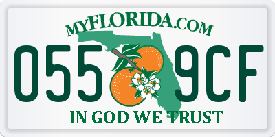 FL license plate 0559CF