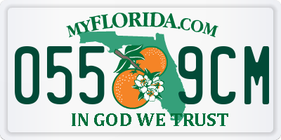 FL license plate 0559CM
