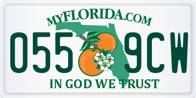 FL license plate 0559CW