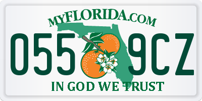 FL license plate 0559CZ