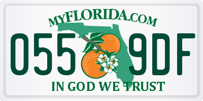 FL license plate 0559DF