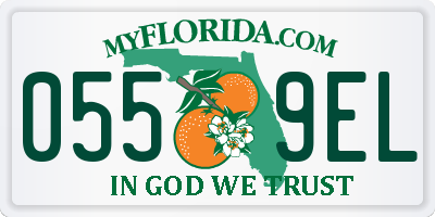 FL license plate 0559EL