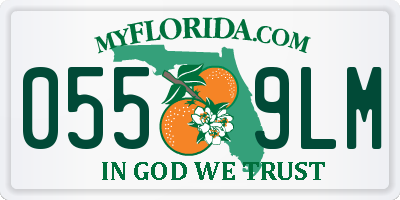 FL license plate 0559LM