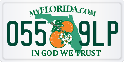 FL license plate 0559LP