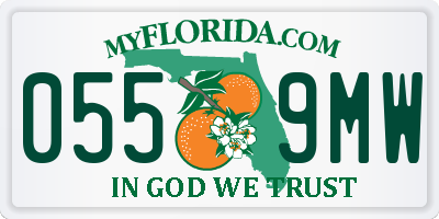 FL license plate 0559MW