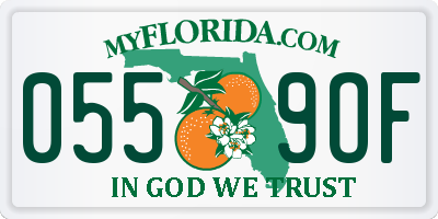 FL license plate 0559OF
