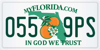 FL license plate 0559PS