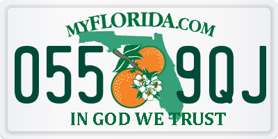 FL license plate 0559QJ