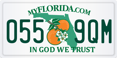 FL license plate 0559QM