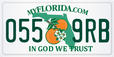 FL license plate 0559RB